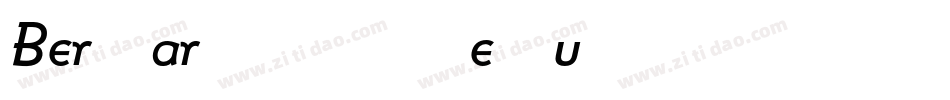 Bernhard Gothic Medium字体转换